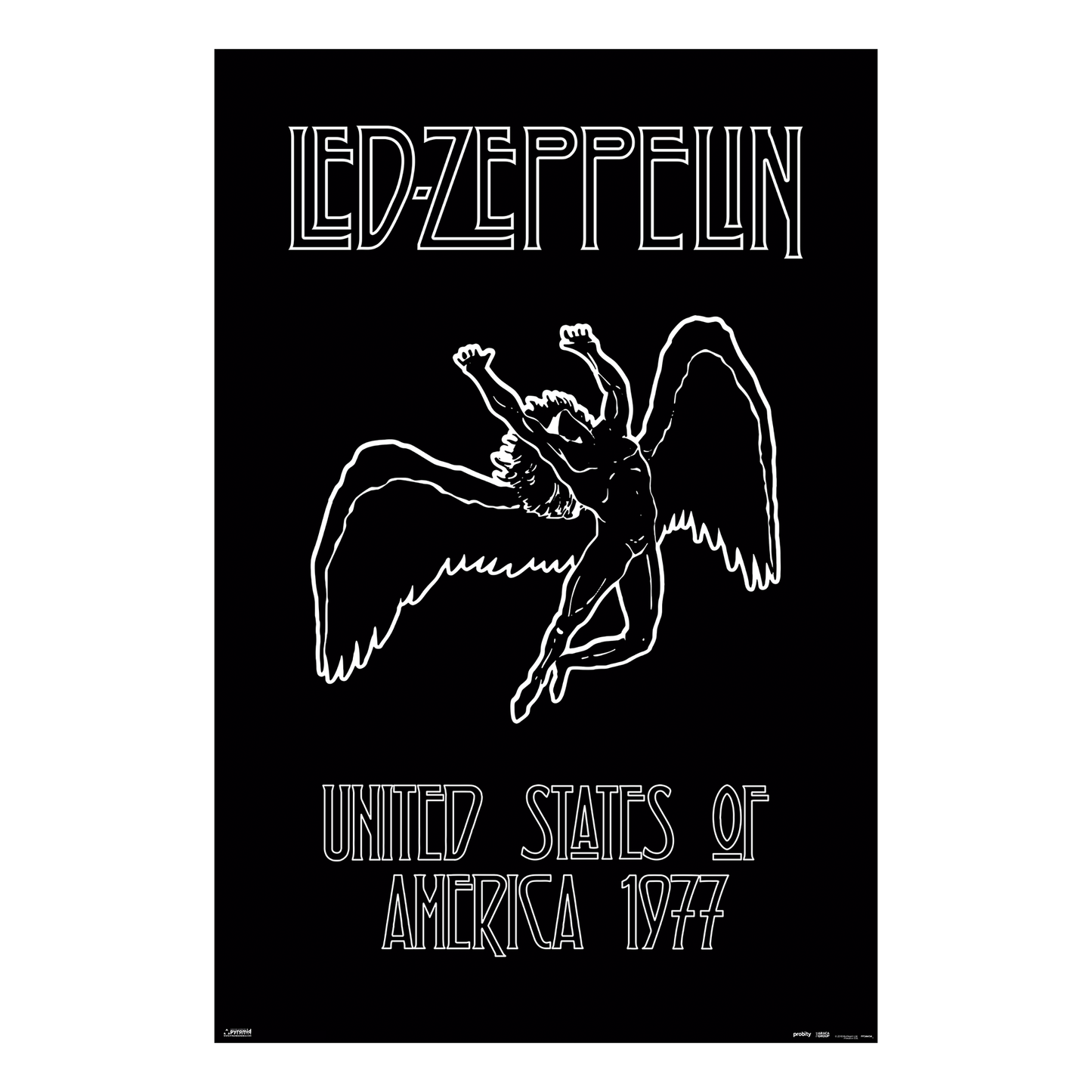 Led Zeppelin - Icarus - 24x36 Unframed Poster