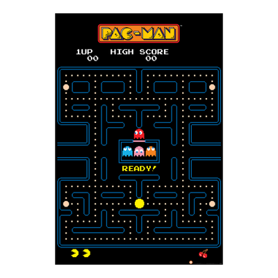 Pac-Man - Man - Maze - 24x36 Unframed Poster