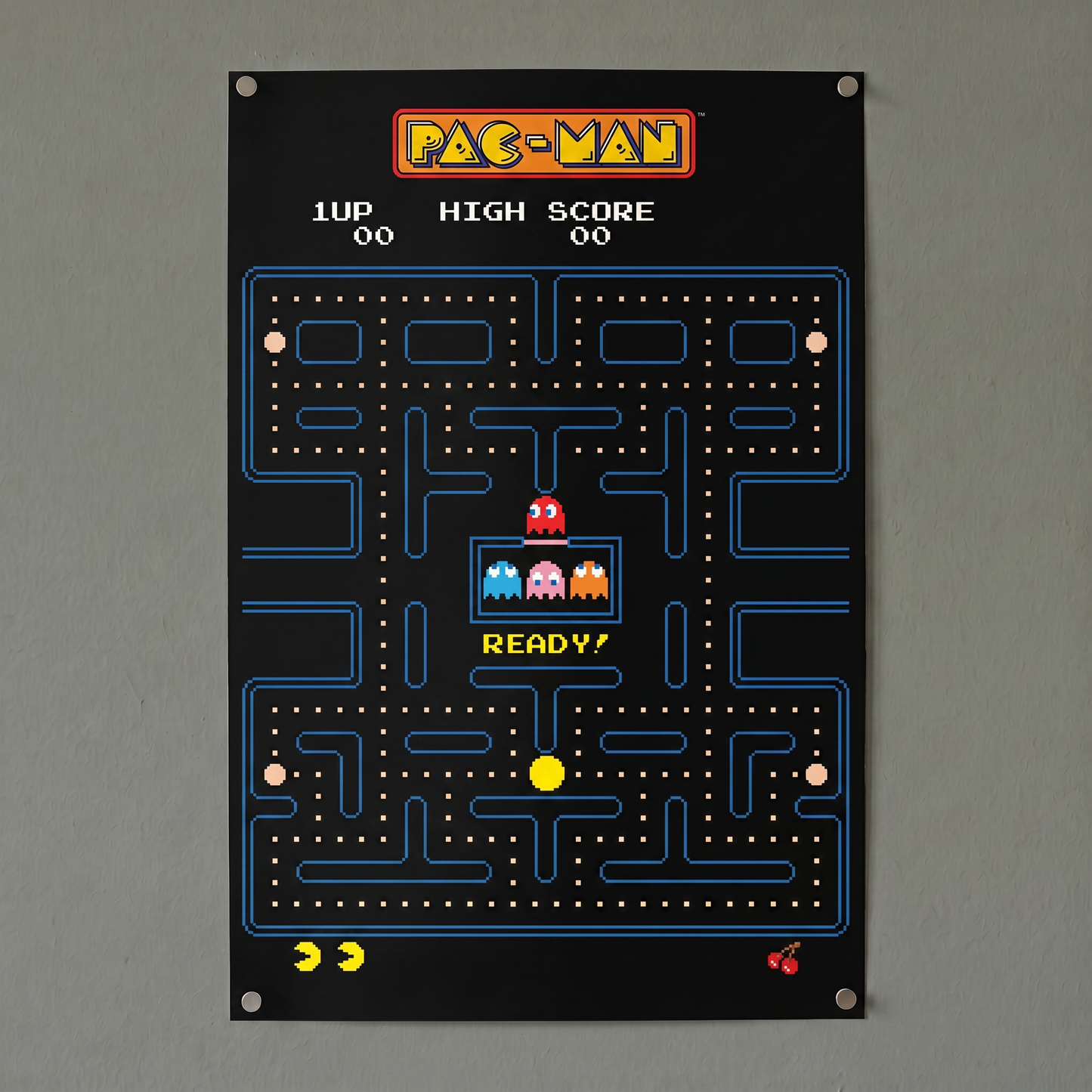 Pac-Man - Man - Maze - 24x36 Unframed Poster