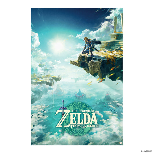 The Legend Of Zelda - TOTK - Hyrule Skies - 24x36 Unframed Poster