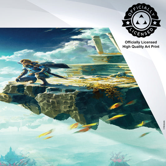 Zelda™: Tears of the Kingdom Landscape Wall Poster Print (24x36)