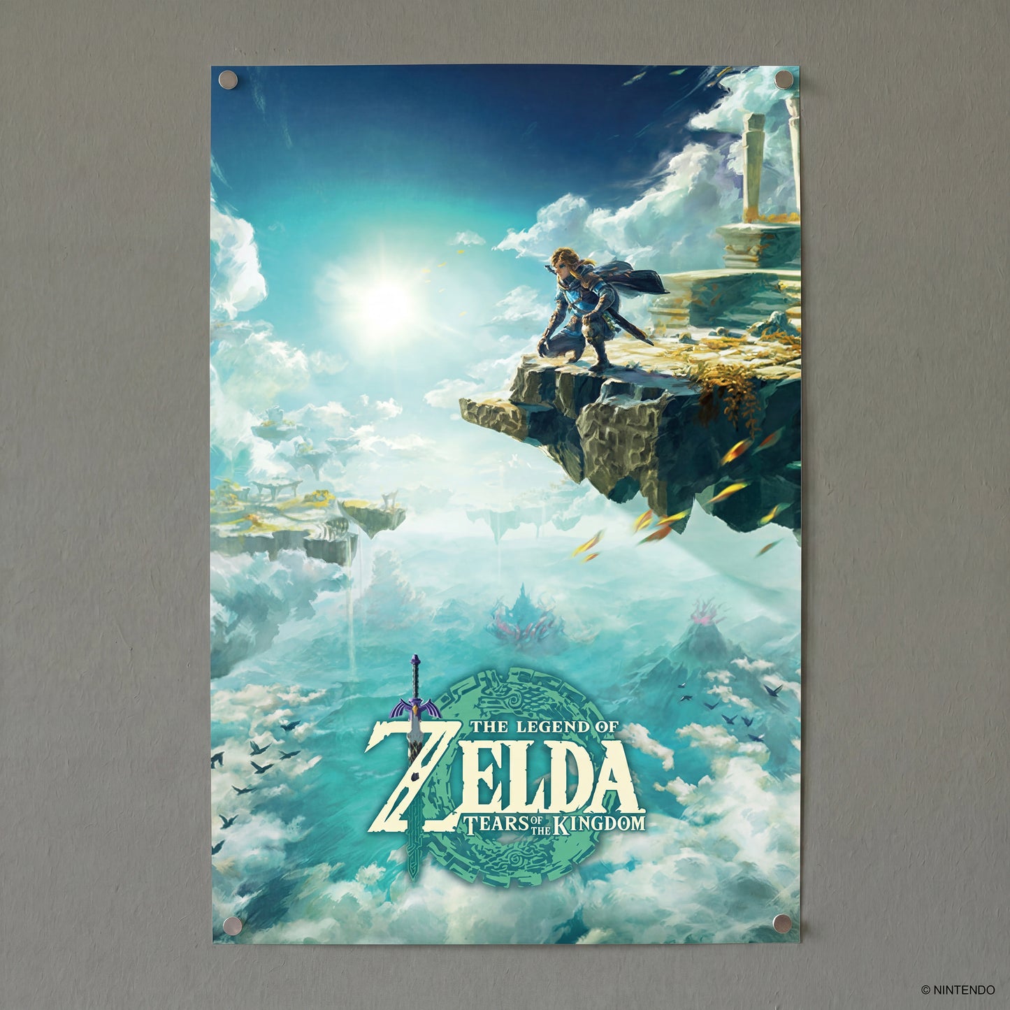The Legend Of Zelda - TOTK - Hyrule Skies - 24x36 Unframed Poster