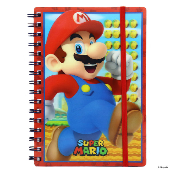 Super Mario - A5 Wiro Notebook with 3D Lenticular Cover
