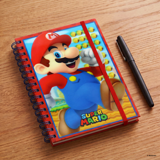 Super Mario - A5 Wiro Notebook with 3D Lenticular Cover