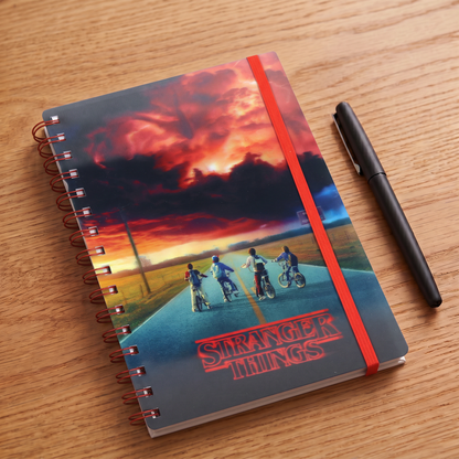 Stranger Things - A5 Wiro Notebook with 3D Lenticular Cover