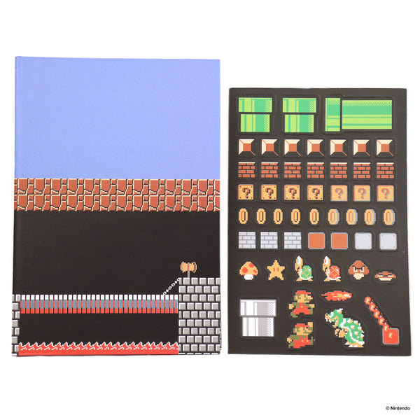 Super Mario Retro - A5 Premium Journal With Magnetic Sheet