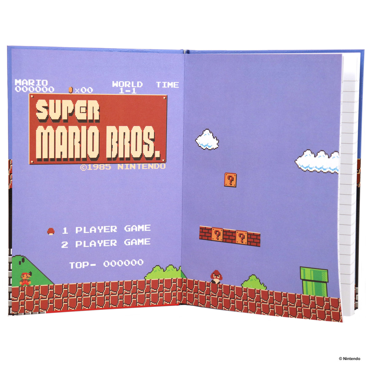Super Mario Retro - A5 Premium Journal With Magnetic Sheet