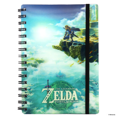 Zelda - Tears of the Kingdom - A5 Wiro Notebook with 3D Lenticular Cover