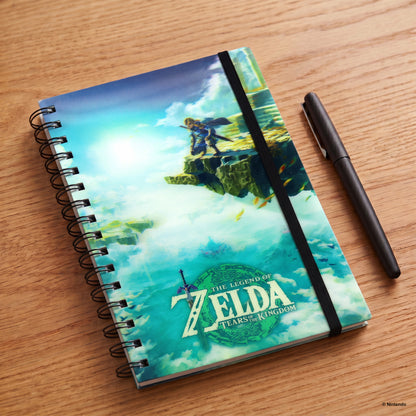 Zelda - Tears of the Kingdom - A5 Wiro Notebook with 3D Lenticular Cover