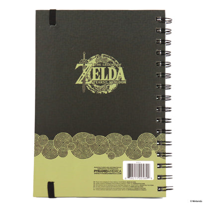 Zelda - Tears of the Kingdom - A5 Wiro Notebook with 3D Lenticular Cover