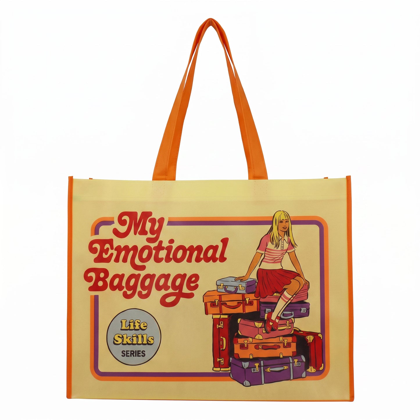 Steven Rhodes™ – My Emotional Baggage Tote Bag