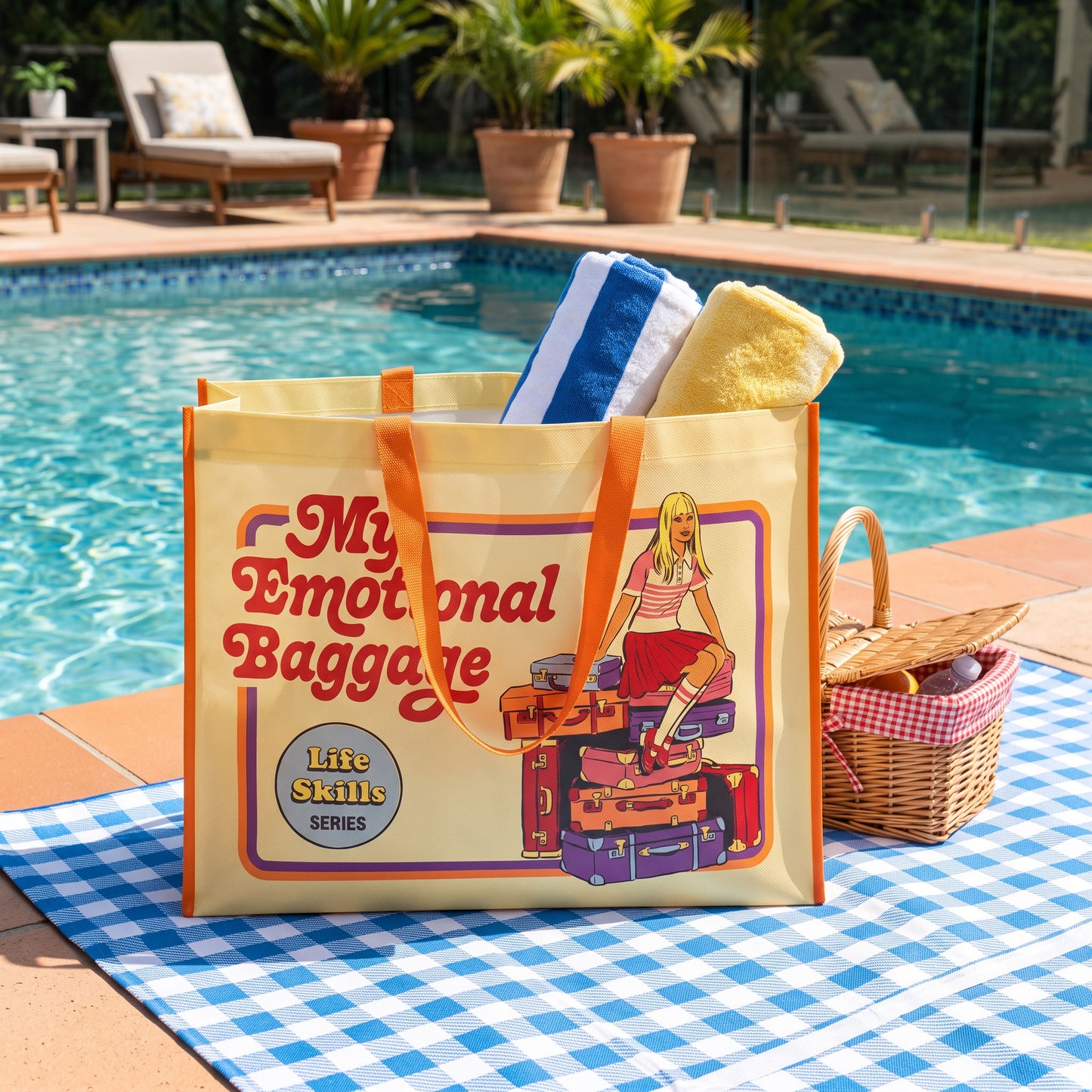 Steven Rhodes™ – My Emotional Baggage Tote Bag