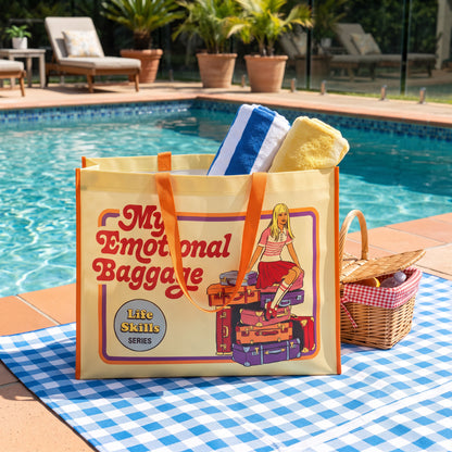 Steven Rhodes™ – My Emotional Baggage Tote Bag
