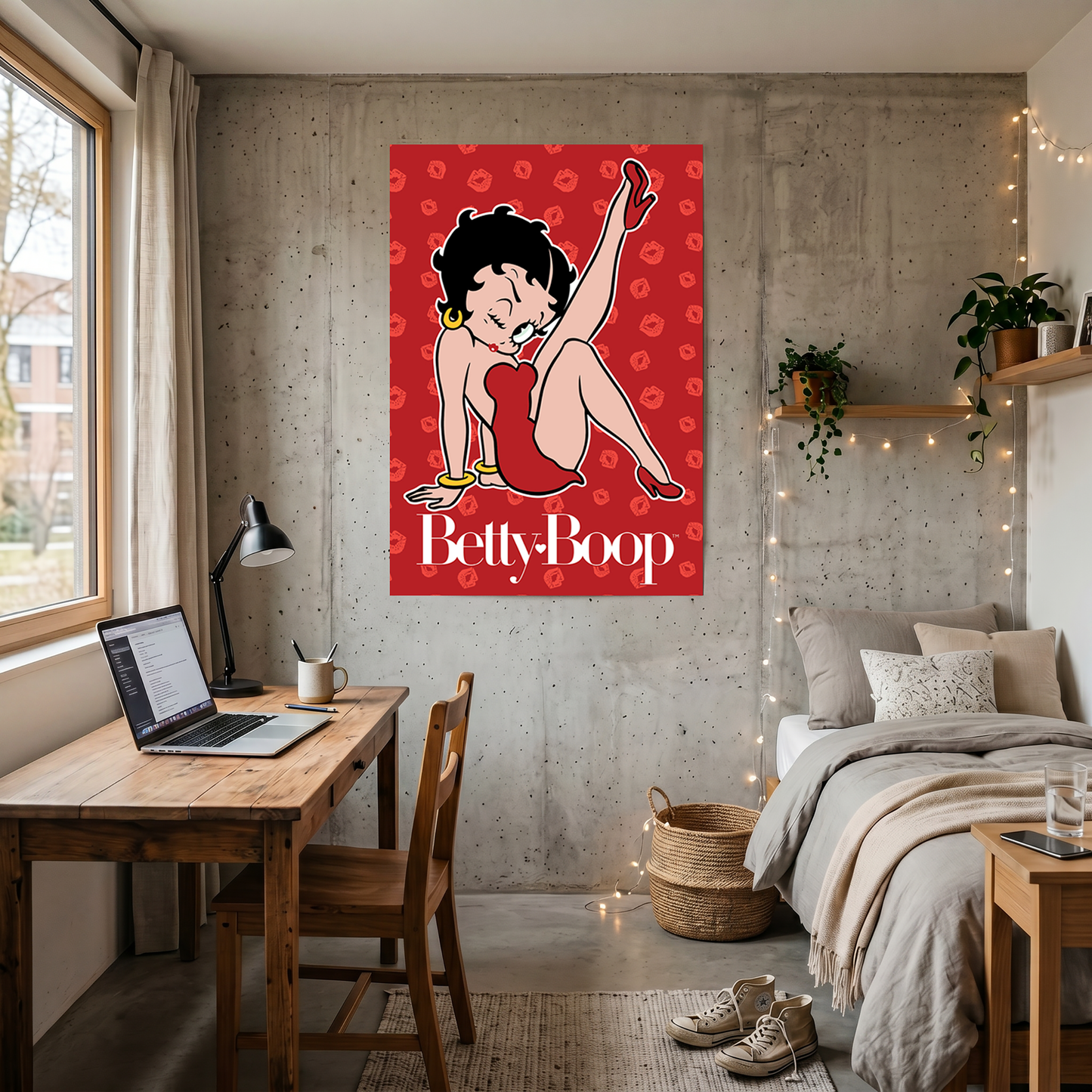 Betty Boop - A Wink And A Kick - 24x36 Unframed Poster
