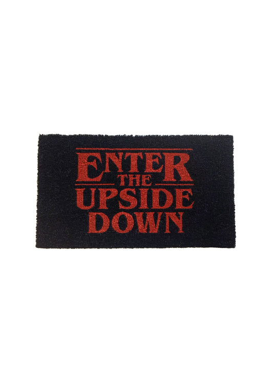 Pyramid America Stranger Things: "Enter The Upside Down" Doormat (29x17) - Official Netflix Decor